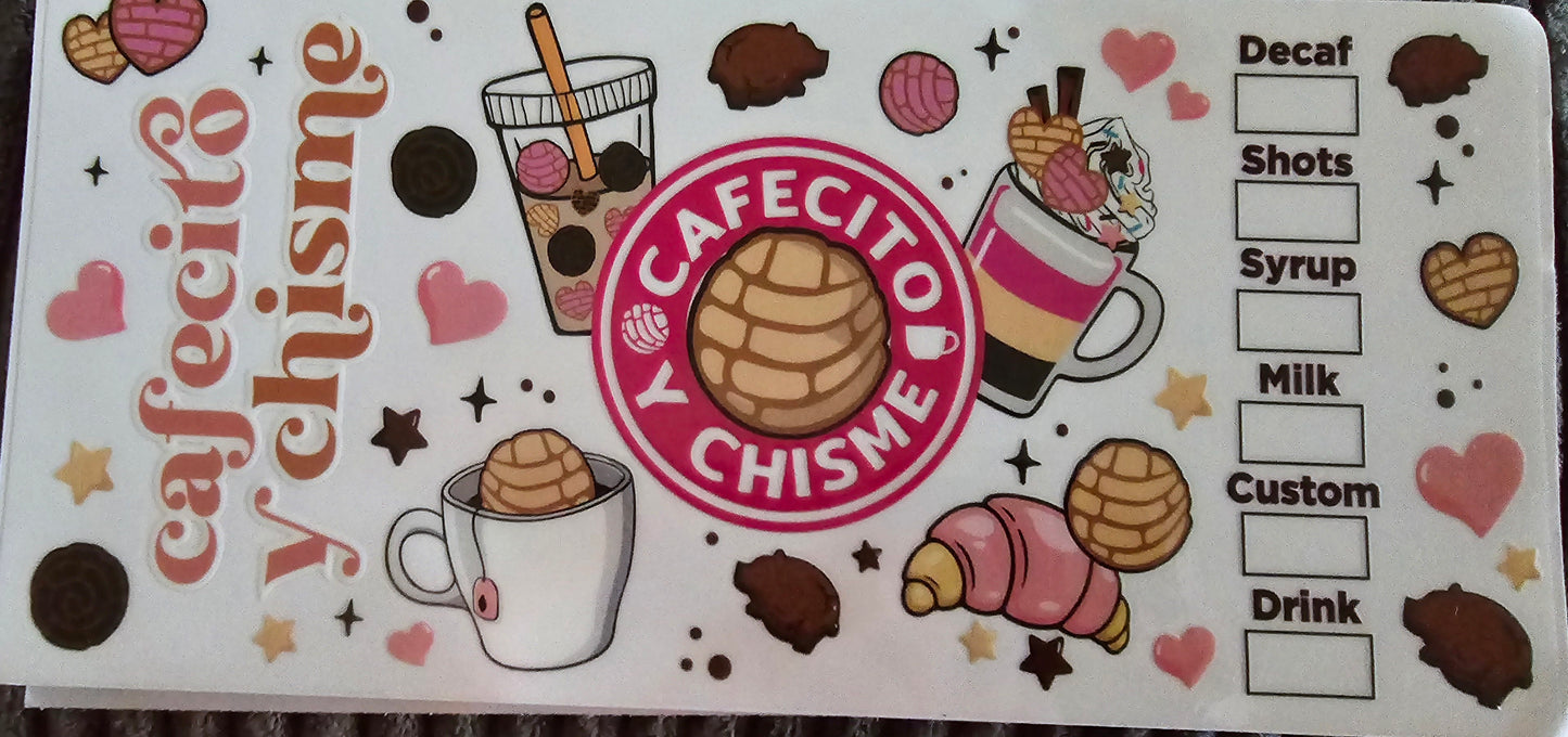 Coffee Chisme Decal #3